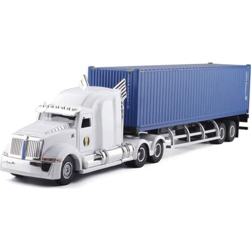 Premium Collection 1:50 luxury transporter alloy model,simulated metal sliding American truck,exquisite gift,free shipping