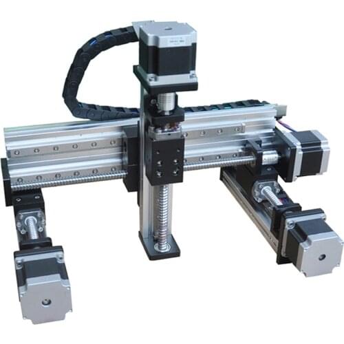 Robot electric CNC linear module sliding platform electric horizontal step platform slide
