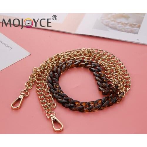 DIY Handbag Pearl Chain Handles Detachable Patchwork Alloy Bag Chain Replacement Shoulder Strap Womens Bag Accessories