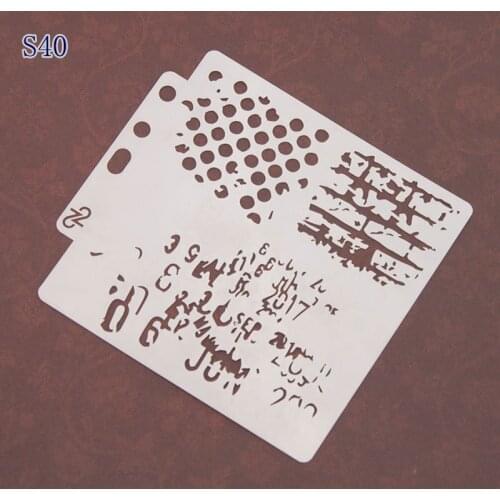 Creative Layering Stencils graffiti hand copied board hollowed out photo album graphic spray painting tool