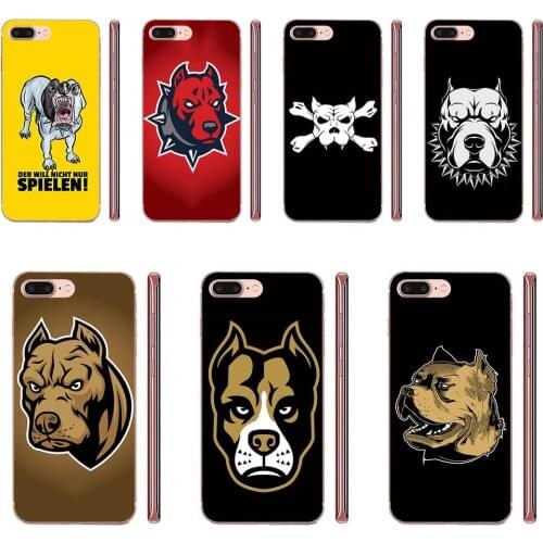 Pitbull Dog Unique Luxury Soft Phone Case For Sony Xperia Z Z1 Z2 Z3 Z4 Z5 compact Mini M2 M4 M5 T3 E3 E5 XA XA1 XZ Premium