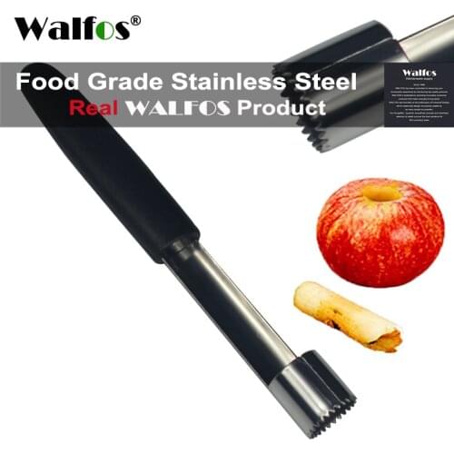 WALFOS 1 pcs Apple Twist Core Seed Remover 18cm Stainless Steel Apple Pear Corer Easy Twist Random Colors Pitter Seeder