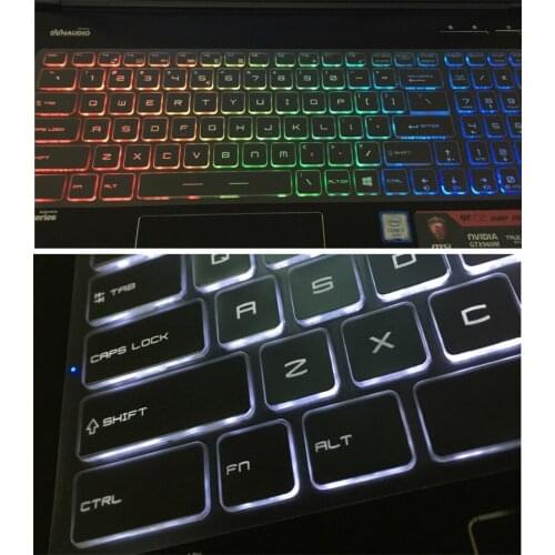 TPU Keyboard Protector Cover for MSI GP63 GL63 GT63 GE62 GE62VR GL62 GL62M GP62 GP62VR GP62X GP62M GV62 GS60 WT60 GE63 GE63VR