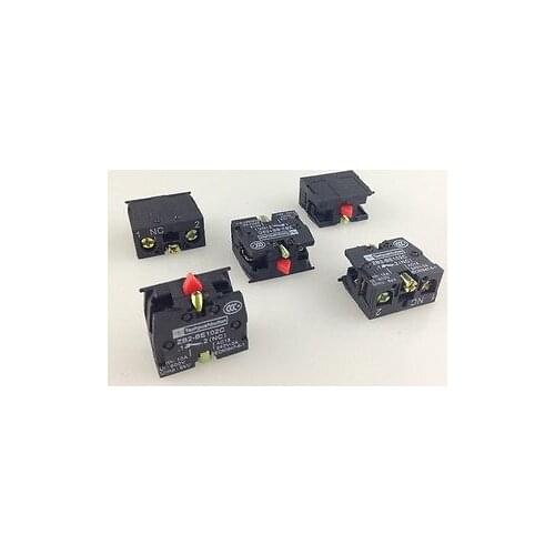 10pcs ZB2-BE102C NC Contact Block Replace TELE 10A 600V