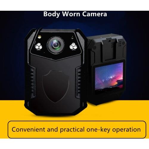 1296P Body Camera Audio Recording Wearable Police Camera Law Enforcement Night Vision Loop Recording 36M Pixels DVR Mini Camera
