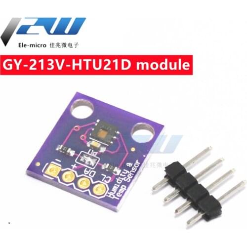 5pcs / lot Temperature and Humidity Sensor GY-213V-HTU21D I2C Replace SHT21 SI7021 HDC1080 Module