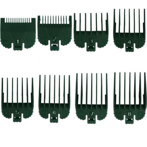 8x Universal Hair Clipper Limit Combs Guide Trimmer Guards Attachment 1.5mm-25mm,1/16" 1/8" 3/16" 1/4" 3/8" 1/2" 3/4" 1"