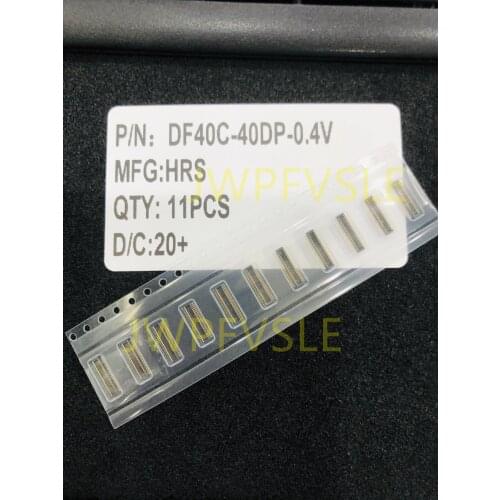 DF40C-40DP-0.4V 40 Position Connector Plug, Outer Shroud Contacts Surface Mount Gold