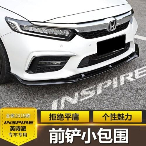 Fast2021 Fit For the for Refitting Shovel of Honda Inspire with English Poetry Style Carbon Fiber Front Lip