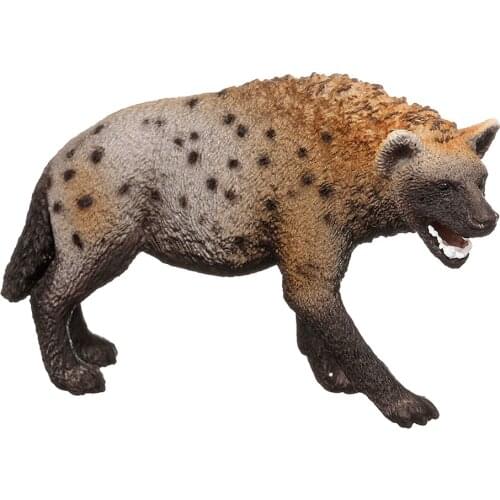 3.4inch Wild Animals PVC Hyena Model Figure Kids Preschool Figurine Toy 14735