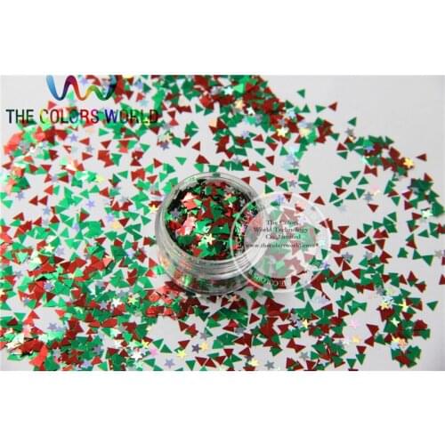 ISS-103 Mix Colors Solvent Resistant Glitter Spangles for Nail Polish Acrylic,DIY supplies1pack=50g