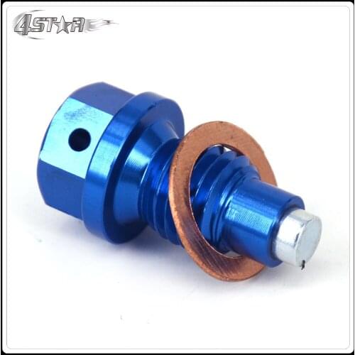 CNC Oil Drain Bolt And Sealing Washer For YAMAHA YZ250 YZ250X Serow250 XG250 XT250X WR250R WR250X MT25 MT03 YZFR25 YZFR3