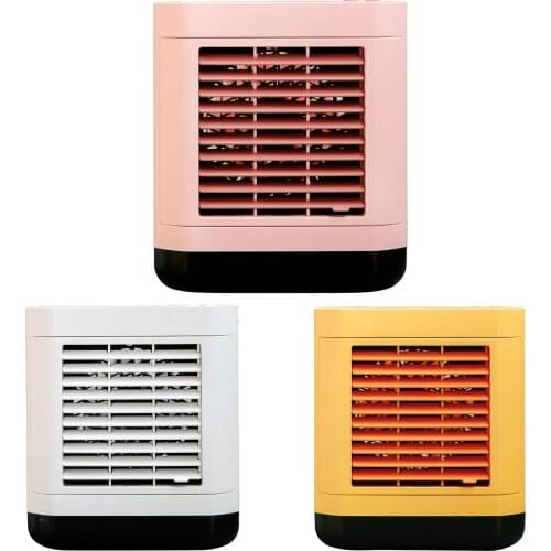 Summer Portable Mini Fan Handheld USB Chargeable Desktop FansSummer Cooler For Outdoor Travel Office Desktop Air Conditioner