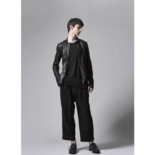 Mens clothing Hair Stylist fashion Street hip hop Classic British casual harem pants plus size singer costumes