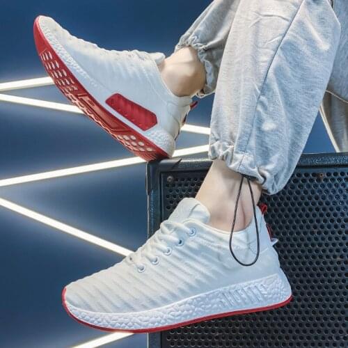 New Men Shoes Men Casual Shoes Men Sneakers Brand Male Mesh Flats 2021 four seasons Breathable Slip On High Quality mens shoes