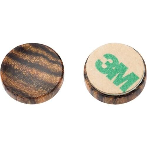 Handmade Original Sandalwood+Double-sided Tape Camera Shutter Button Sticker For Sony Black Card Micro Single RX100M567A7MR3 7R4