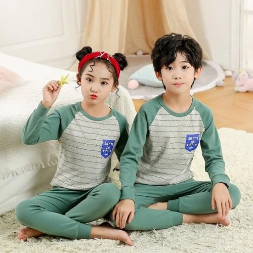 Kids Pyjamas Children Sleepwear Baby Set Teenager Boys Girls Cars Pijamas Cotton Nightwear Clothes Kids Clothing Pajamas Sets