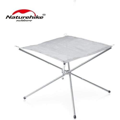 Naturehike Outdoor Portable Folding Burner Stainless Steel BBQ Grill Shelf Mini Grill Rack Camping Accessories Picnic NH20SK001