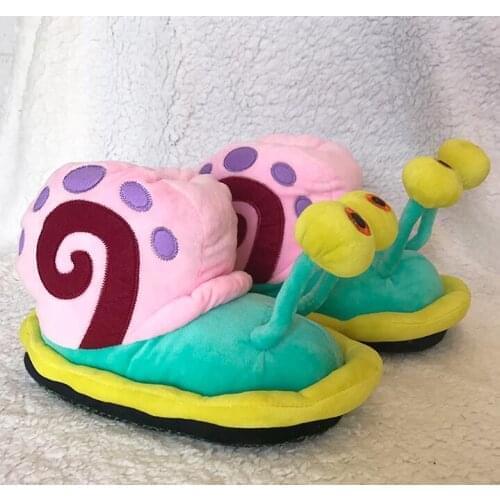 Drop Ship Wholesale Snail Slipper Winter Warm Shoes Lovely Family Party Shoes