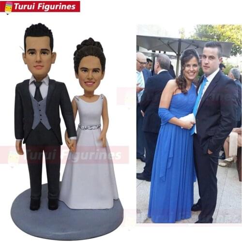 Make from your photo Personalized bobblehead doll sax man wedding gift wedding decoration polyresin Custom doll