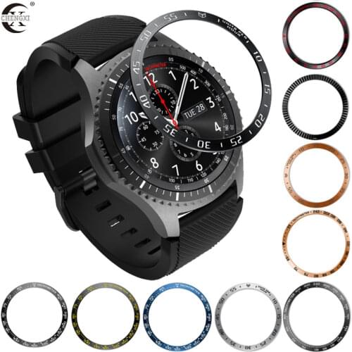 Bezel Ring Styling for Samsung Gear S3 Frontier Galaxy Watch 46mm/42mm/Gear S2 Classic Smart Bracelet Ring Case Protection Cover