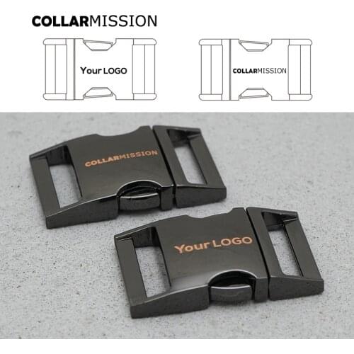 Heavy duty DIY engraved pet collar buckles quick-release buckle for 25mm sewing Paracord Leathercraft handmade parts CK25QH02