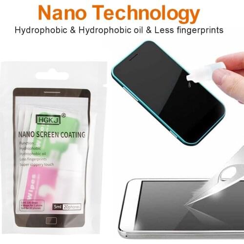 Nano Liquid Screen Protector for All Smartphone Anti Scratch Nano Liquid Glass Screen Protector Tempered Oleophobic with Hardnes
