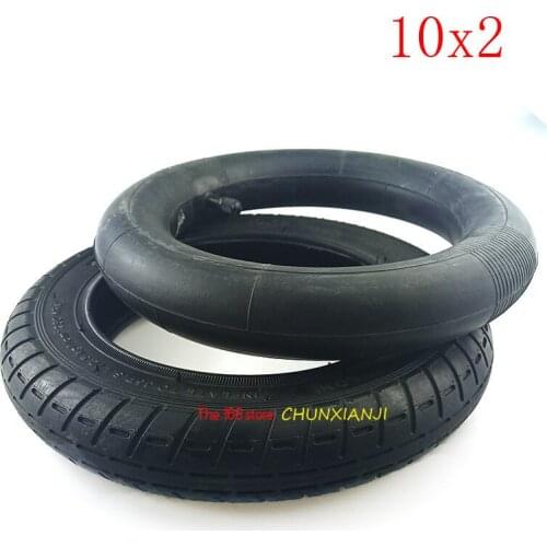 10 Inch for Xiaomi Mijia M365 Electric Scooter Tire 10x2 Inflation Wheel Tyre with Inner Tube 10*2 (54-156) Pneumatic Tyre