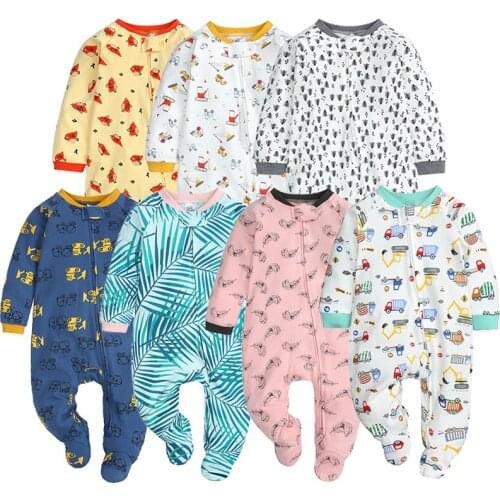 Autumn Unisex Baby Rompers 2Pcs Cotton Newborn Toddler Pajamas 0-18 Months Boy Girl Sleepwear Ropa Bebe Winter Infant Clothes