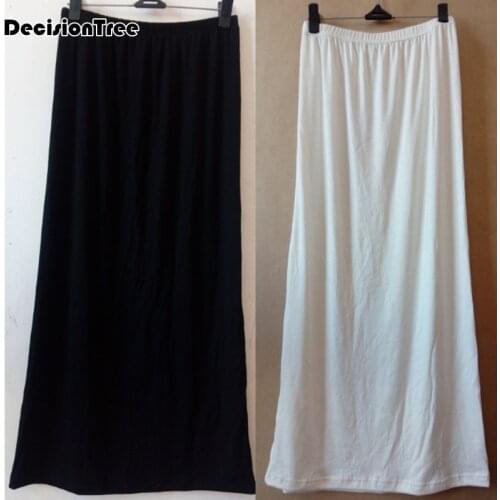 2021 women petticoat underskirts satin trim maxi lace long black half slip underskirt skirt slips jupon dentelle