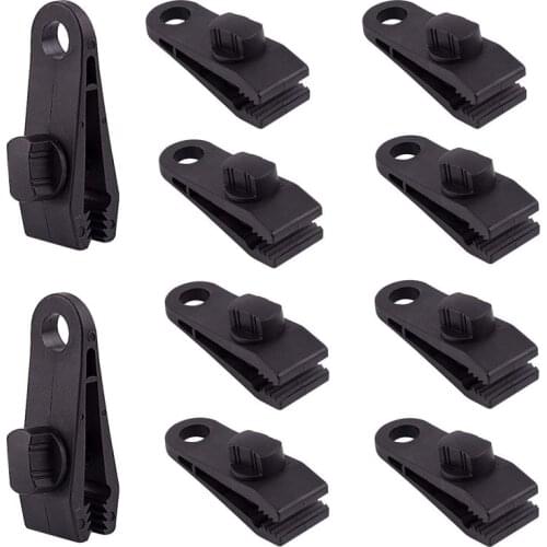 4Pcs Tarp Clips Windproof Awning Clamp Tent Clip Lock Grip Fastener Heavy Duty Pool Tent Fasteners Instant Clip