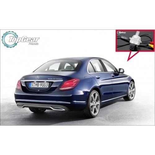 Car Camera For Mercedes Benz C Class MB W205 2014 2015 High Quality Rear View Back Up Camera For Fans | CCD + RCA