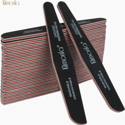 10pcs Black Diamond Form Nail Buffers Nail File Buffer Polish Manicure Pedicure Sanding Buffer Strips Nail Art Tool