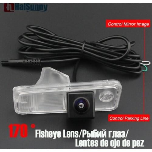HD 170 Degree Fisheye Sony Lens Starlight Night Vision Car Reverse Rear View Camera For Hyundai Creta IX25 Azera Santa Fe IX45