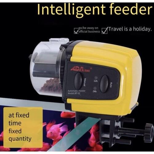 Nicrew Aquarium Tank Automatic Fish Feeder Digital LCD Timer Food Feeding Electronic Fish Food Feeder Timer free shipping