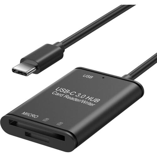 Mini Multifunction Memory Card Reader 5V/2A Universal USB 3.1 Type C to USB 3.0 OTG Adapter Secure Digital TF Memory Card Reader