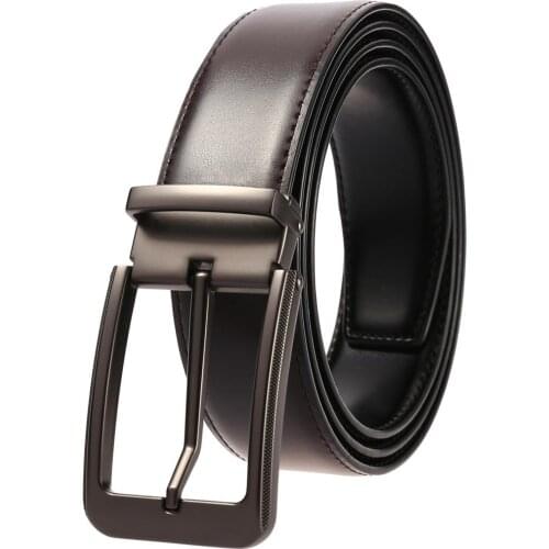 Genuine Leather Belt Men High Quality Luxury Brand Famous Designer Strap Male For Jeans Pin Buckle Male Belts Ceinture Homme