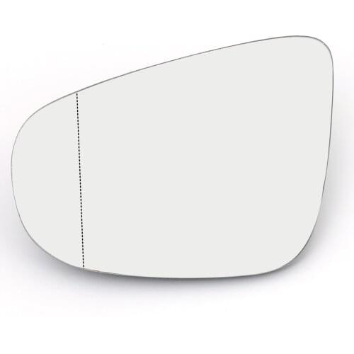 Artudatech New Left Side Heated Wing Mirror Glass For VW Golf GTI R MK6 Touran 5K0 857 521