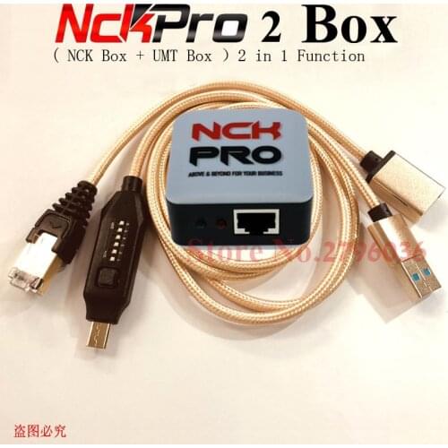 News Edition NCK Pro 2 box (support NCK BOX + UMT BOX 2 in 1) +UMF ALL Boot cable