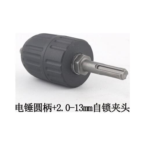 0.8-10/2-13mm Keyless Drill Chuck HSS Angle Grinder Conversion Chuck 1/2 Inch 20 UNF 3/8 24UNF Thread Electric Power Drill Chuck