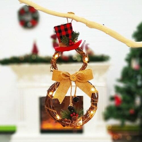 Luxury Christmas Wreath Garland Artificial Wreath Xmas Tree Door Decoration Party Decoration For Christmas