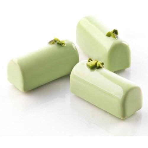 SILIKOLOVE Silicone Mold 3D Stick Shape for Chocolate Truffle Mousse Cake Dessert Mold DIY Baking Moulds