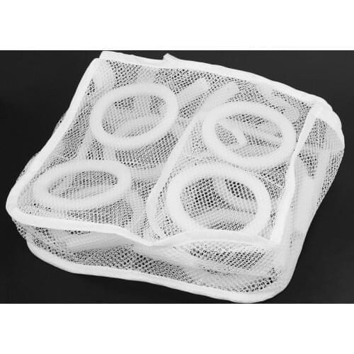 Hanging Dry Sneaker Mesh Laundry Bags Shoes Protect Wash Machine Home Storage Organizer Accessories Supplies Gear Stuff Product