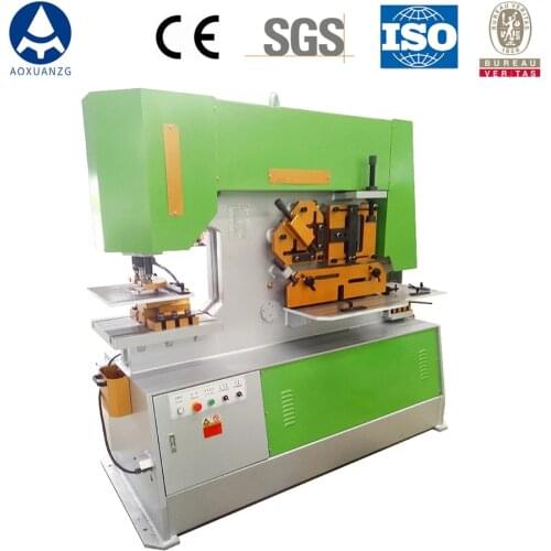 Universal Multifunction Hydraulic Machine Ironworker Hydraulic Punching And Shearing Machine