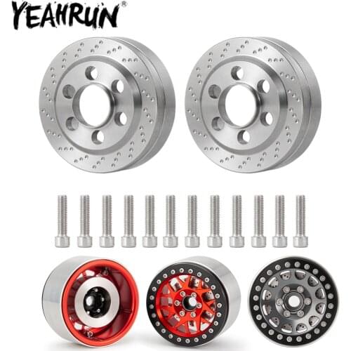YEAHRUN Stainless Steel Internal Counterweight 60g for 1.9" Wheel Rims 1/10 Axial SCX10 Wheel Hubs Balance Weights Ring