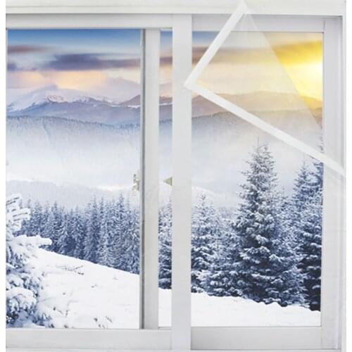 Custom Warm Window Film Home Decorative Window Stickers Windproof Window Film Indoor Curtain Clear Energy-saving Window Film
