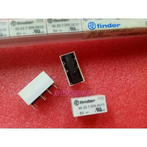2PCS 30.22.7.005.0010 finder 5VDC 2A DPDT