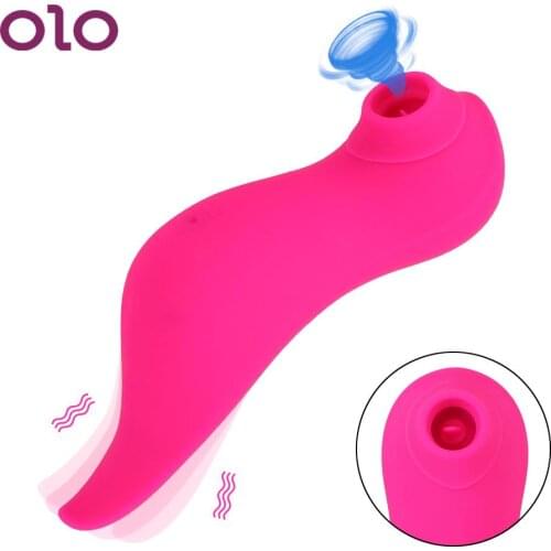 2 in 1 G-spot Massager Clitoral Sucking Vibrator 10 Modes Tongue Oral Licking Vibrator Nipple Stimulation Sex Toys for Women