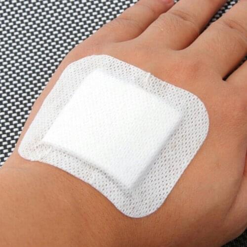 6x7cm Large Band-Aids First Aid Adhesive Wound Plaster Waterproof Breathable Medical Gauze Bandage Emergency Kit Band Aid 5Pcs