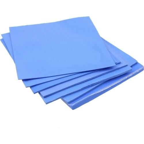 8 Pcs IC Card Heatsink Cooling Pads 100*100mm 0.5mm 1mm 1.5mm 2mm 2.5mm 3mm 4mm 5mm Combination Conductive Thermal Silicone Pad